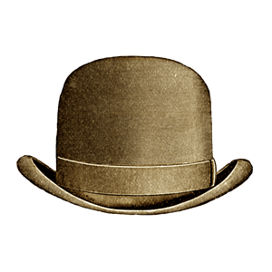 Bowler hat PNG-56984